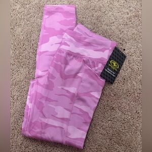 Avia Pink Camo Leggings Athletic Stretch